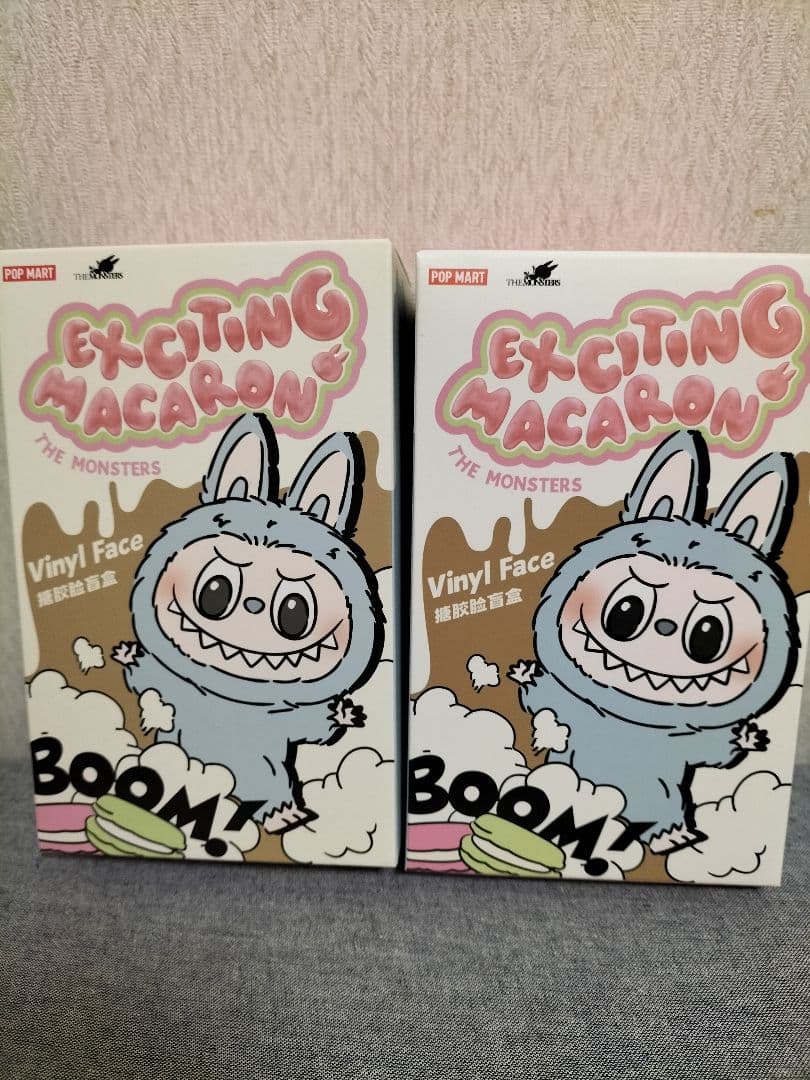 新品未開封 POPMART LABUBU ラブブ　Macaron マカロン 2個 POP MART（ポップマート） 【正規品・即発送】 THE MONSTERS Exciting