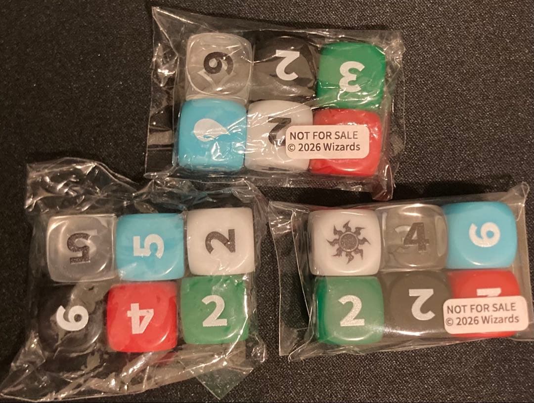 MTG マジック大戦祭 マナシンボルダイス　６種　3個セット