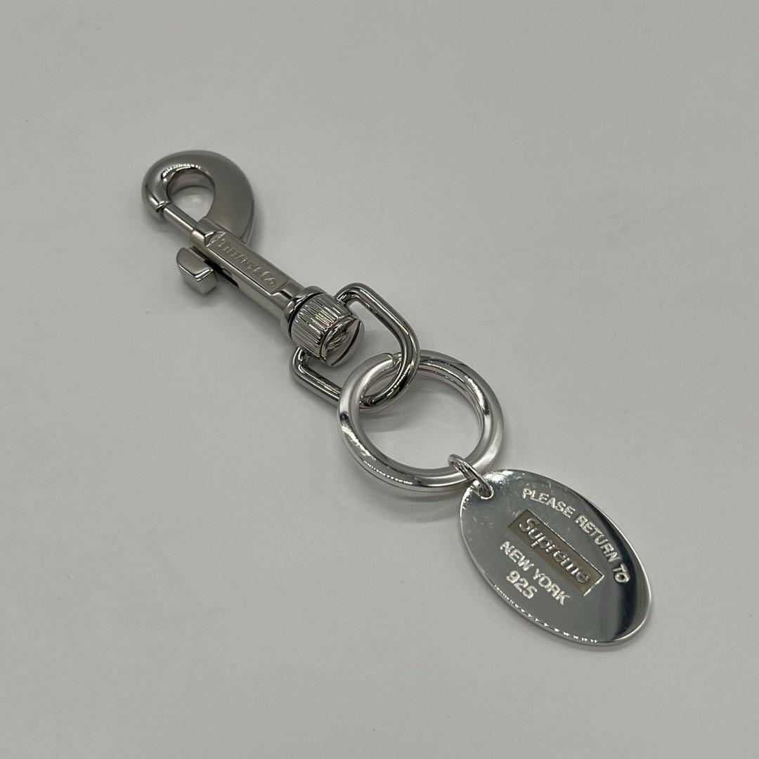 ティファニー シュプリーム リターントゥ オーバルタグ キーリング シルバー