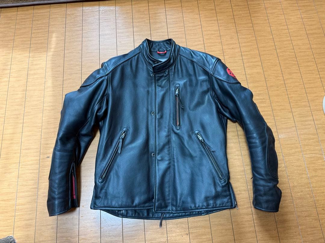 RSタイチ　ZIM+BA ブラックレザージャケット シングルライダース