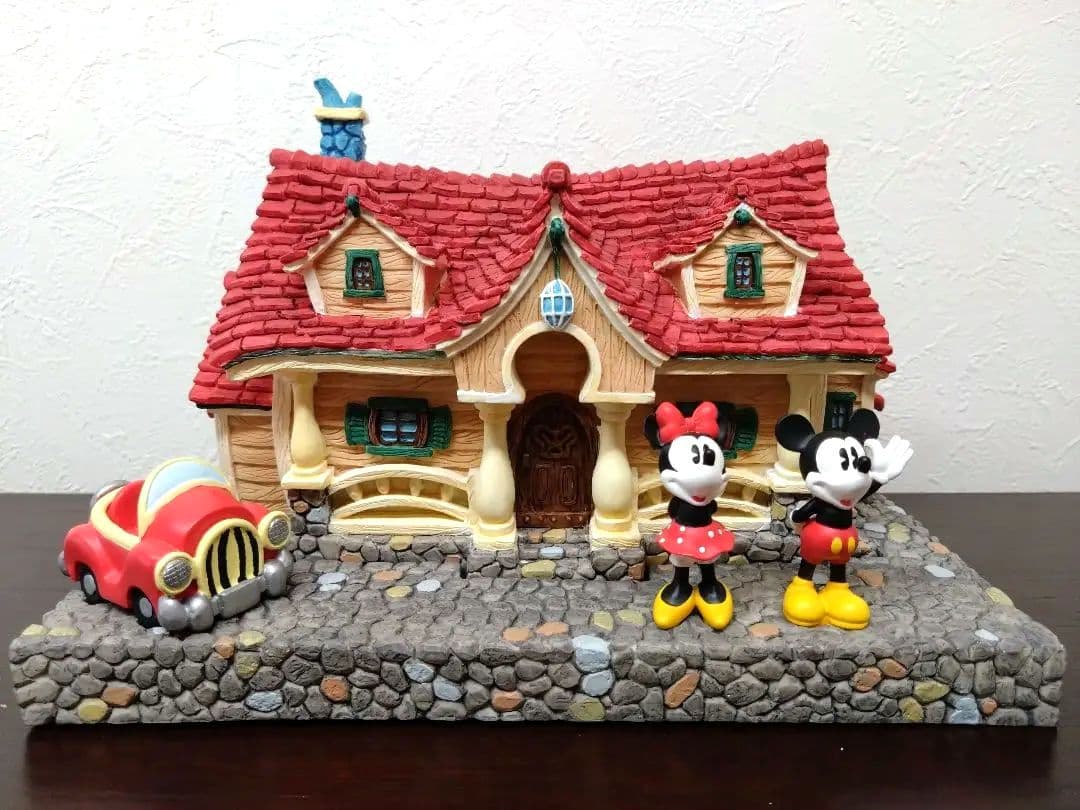 ★ディズニーストア限定400個★ミッキーの家オルゴールフィギュア付きペアウォッチ