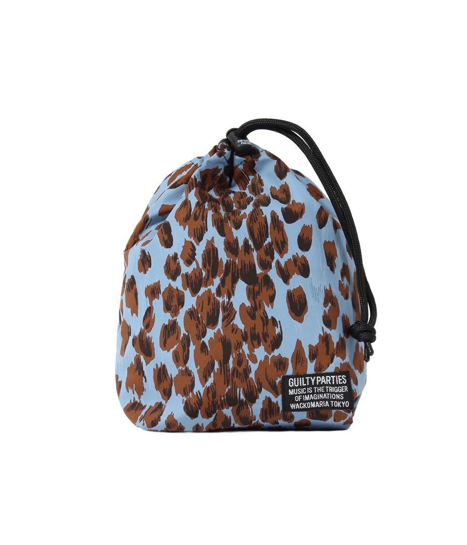 2025FW ワコマリア　LEOPARD POUCH レオパード　巾着　ポーチ