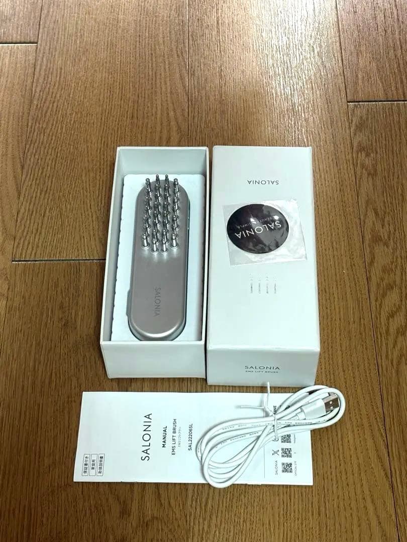 サロニア電気ブラシEMS SALONIA 美顔器 SAL-22206SL