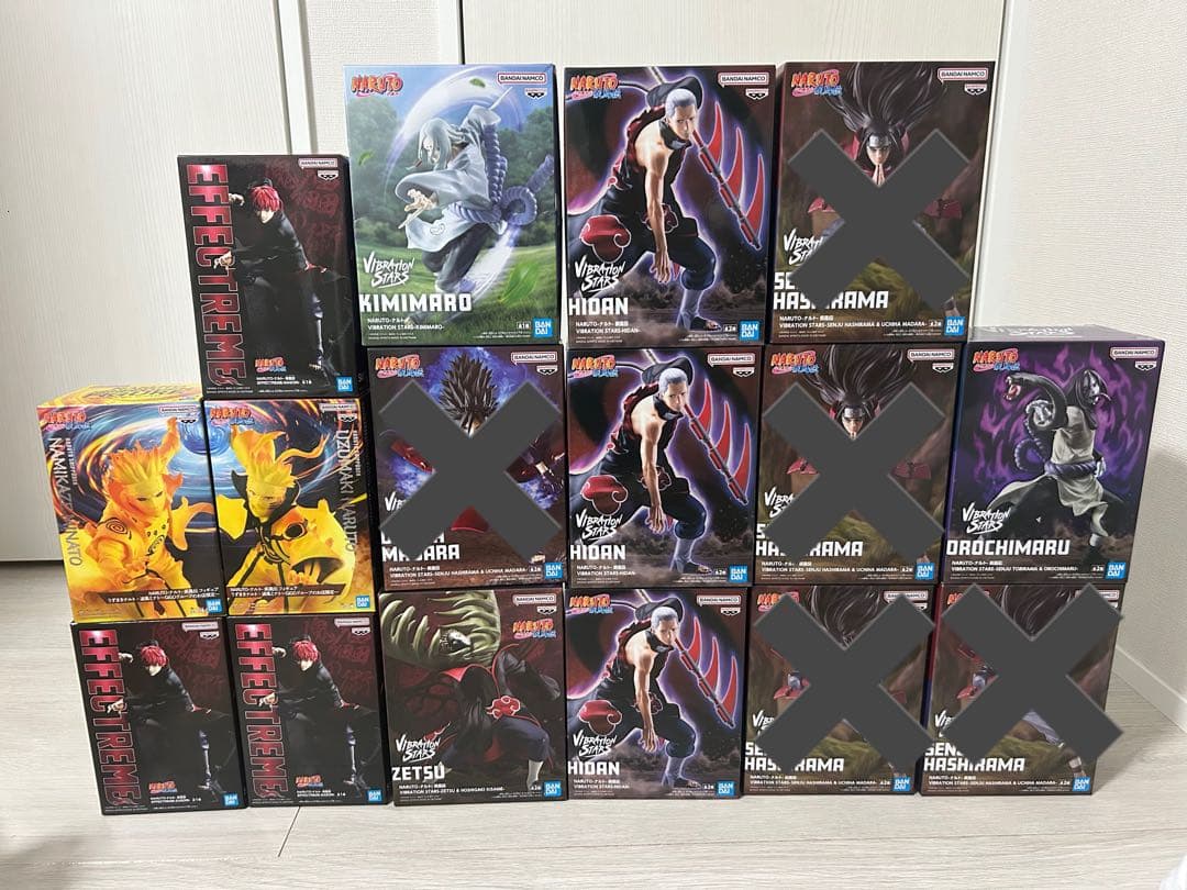 ナルトフィギュアまとめ売り11点セットまとめ売り　暁