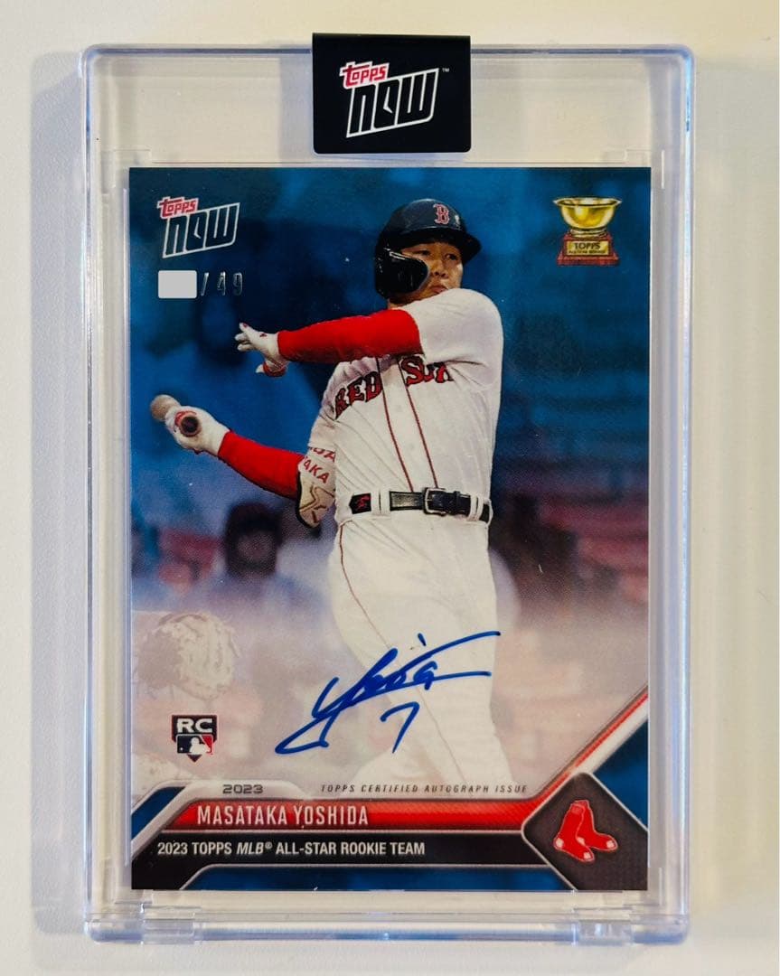 吉田正尚 カード topps 直筆サイン AUTO 49枚限定 シリアル 吉田正尚 カード topps 直筆サイン AUTO 49枚限定 シリアル 吉田正尚