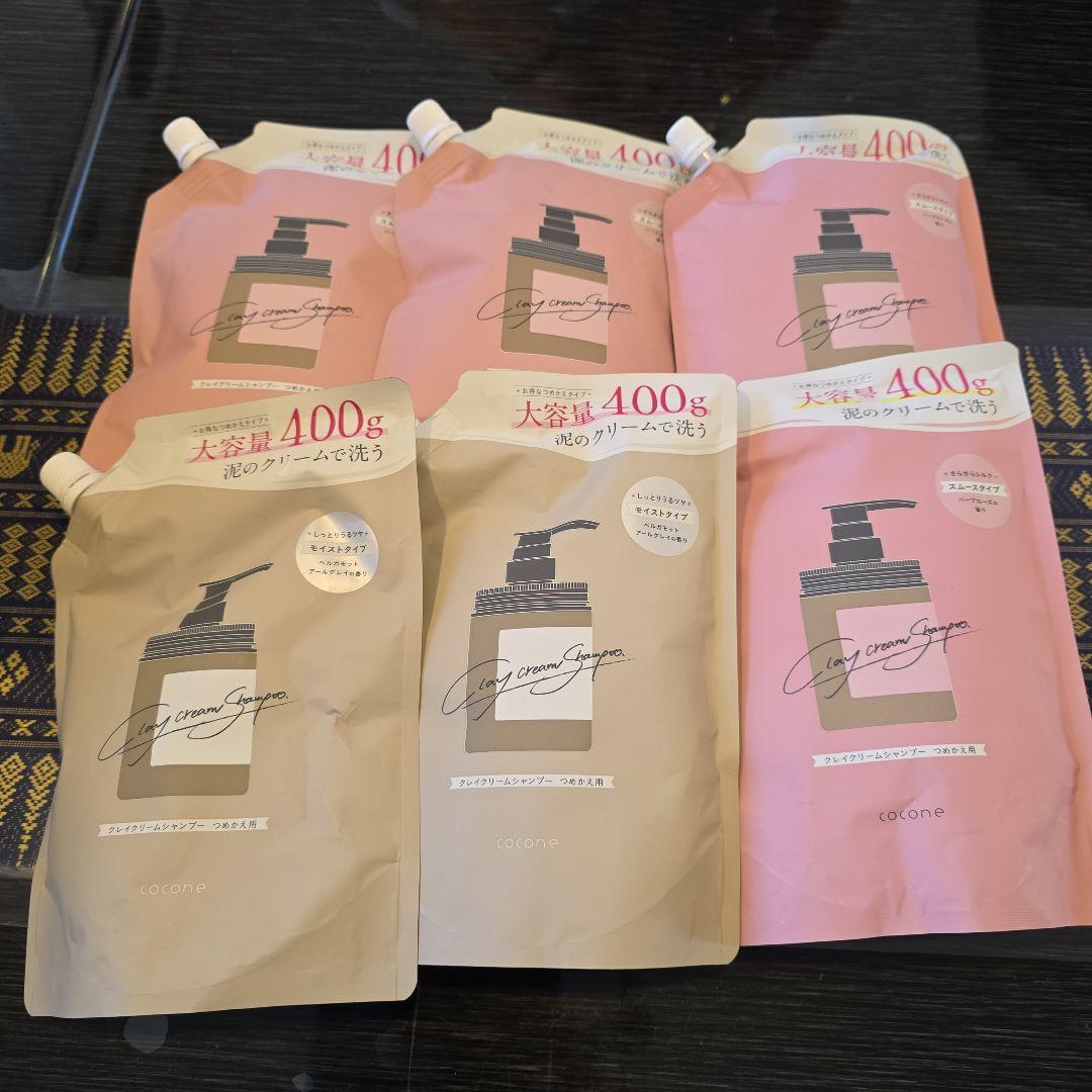 cocone クレイクリームシャンプー　スムース 400g 6個セット cocone / クレイクリームシャンプースムースの公式商品情報｜美容