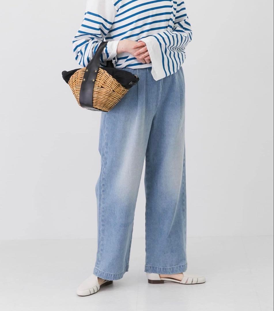 かぐれ フェードデニムイージーパンツ F かぐれ｜フェードデニムイージーパンツ - かぐれ(カグレ) | キナリノモール