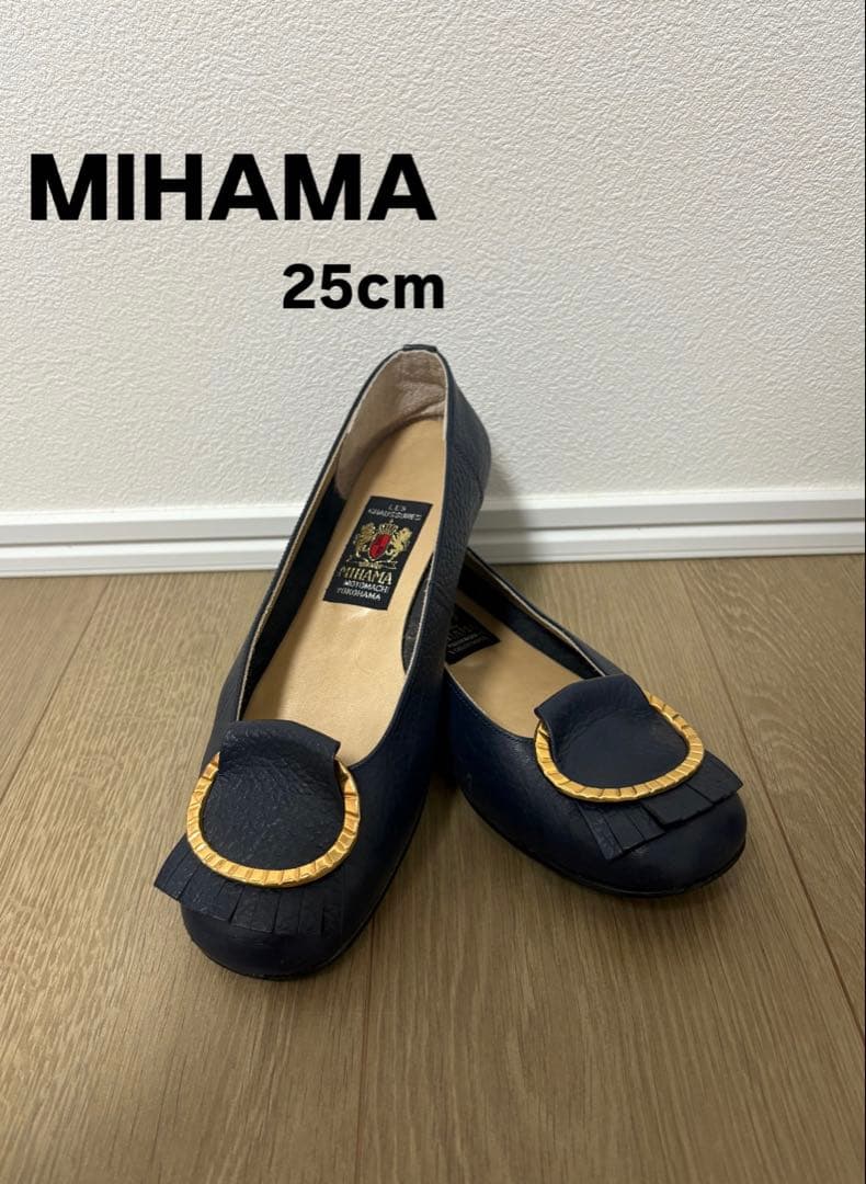 美品　即購入OK MIHAMA ネイビー パンプス ミハマ MIHAMA パンプス （紺） -靴＆ファッション通販 ロコンド〜自宅