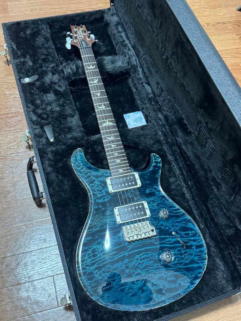 ギター PRS Custom24 10Top Whale Blue Quilt Top