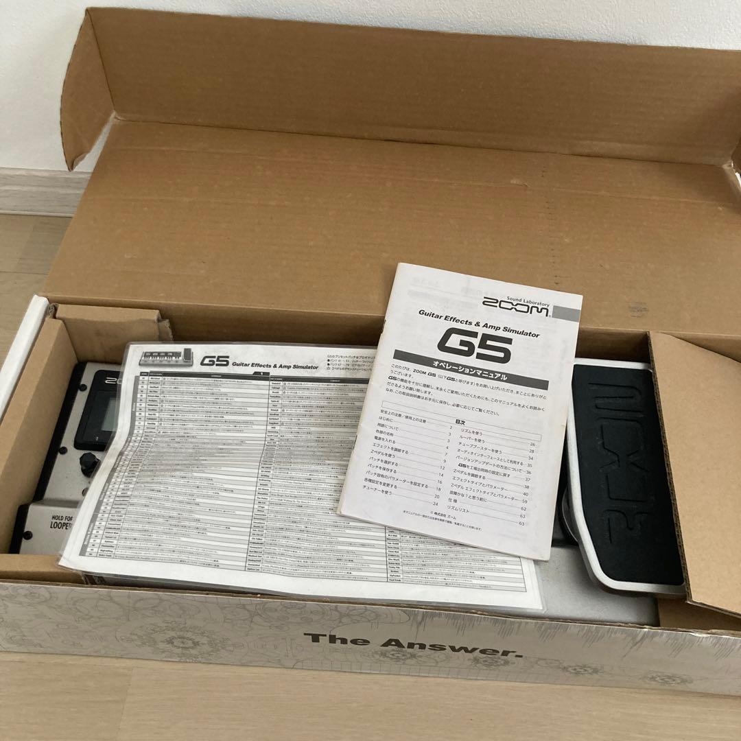 ギター zoom G5 G5 Guitar Effects & Amp Simulator Pedal | Zoom