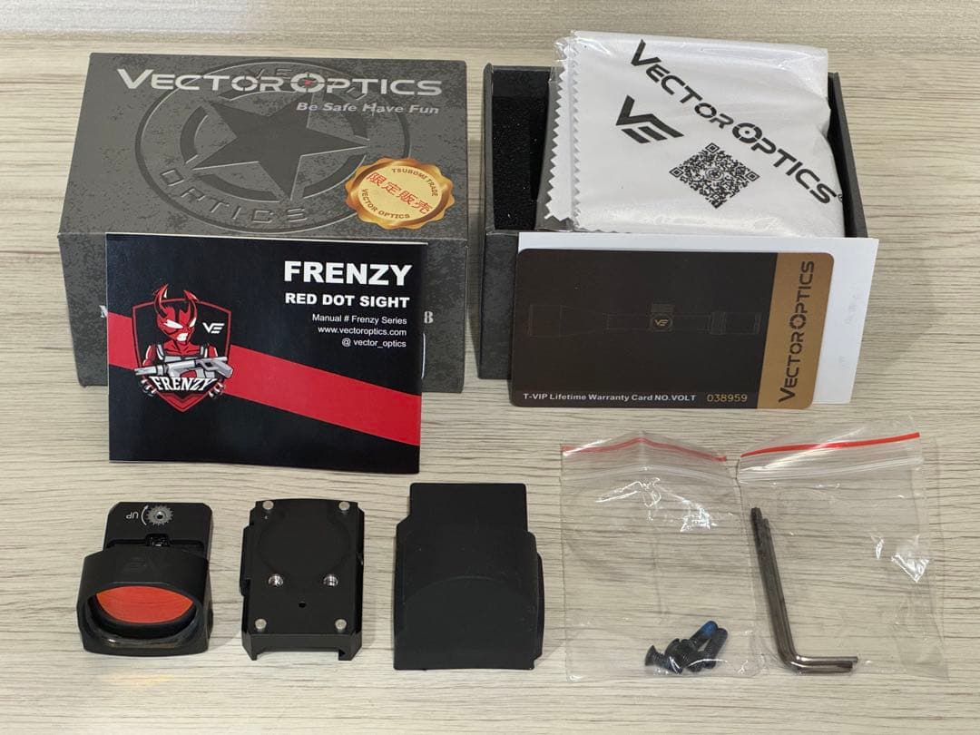トイガン Vector Optics SCRD-35 Frenzy 1X20X28 For Glock® 17/19 | Frenzy-X 1x20x28 3MOA Red Dot Sight (SCRD-35