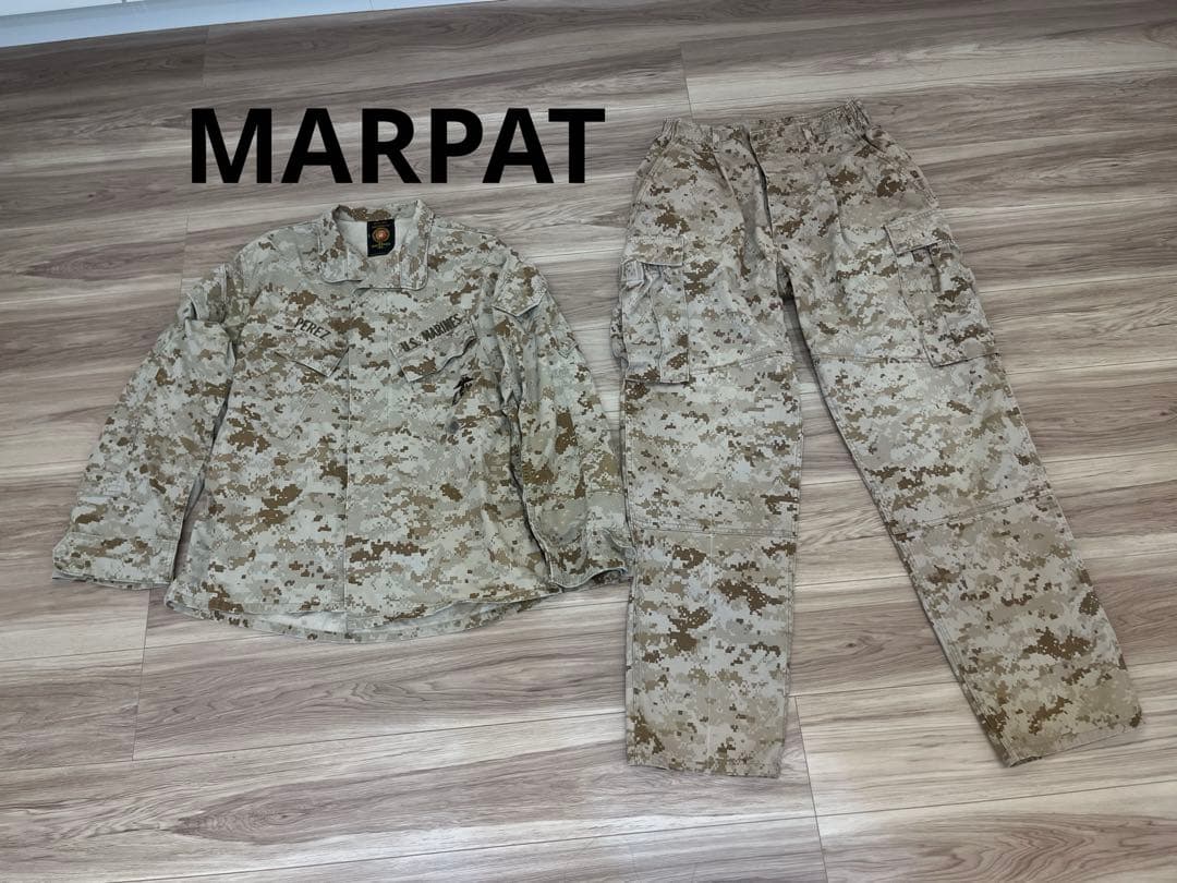 米軍放出品　MCCUU 迷彩服　ジャケット　パンツ　マーパット　USMC 上下 アメリカ海兵隊 USMC MCCUU デザート マーパット カモフラージュ