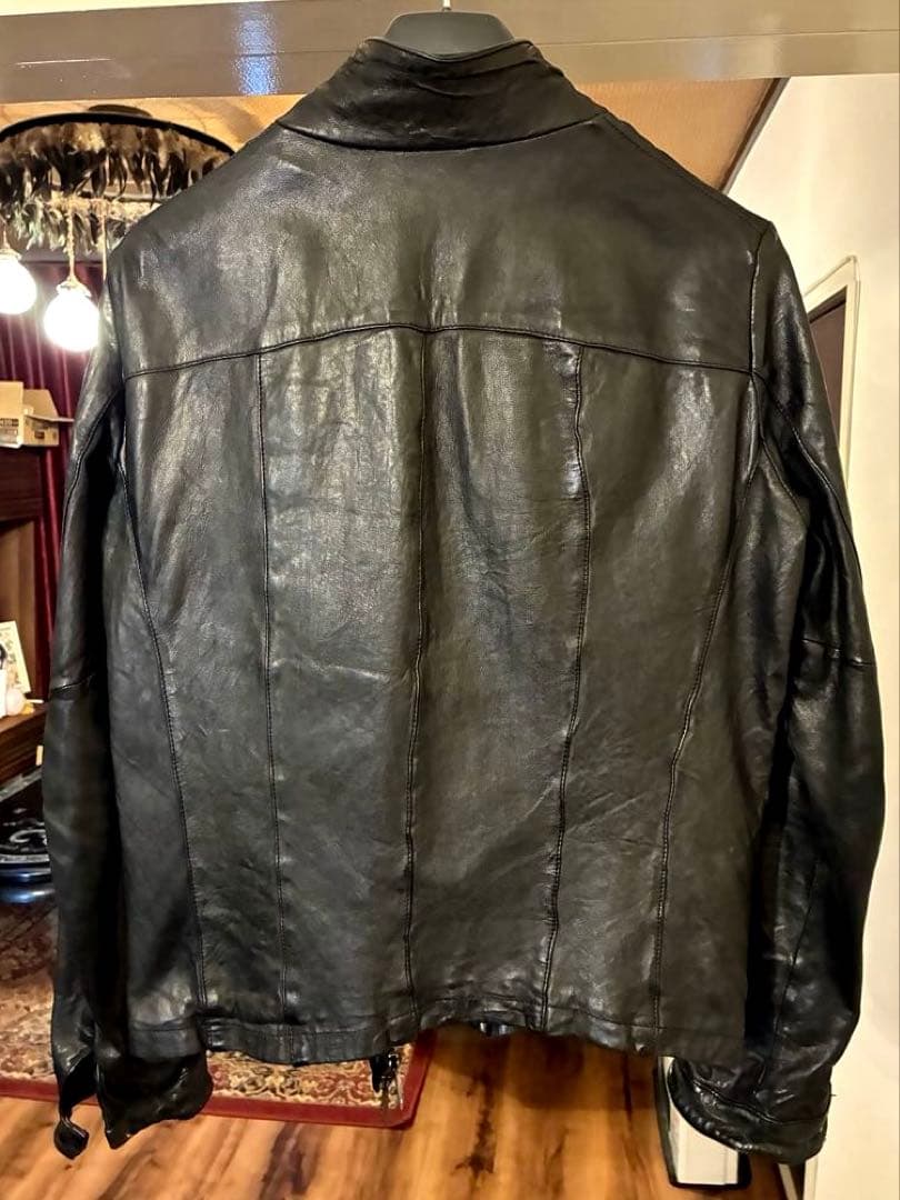 ほぼ未使用】ジョルジオ ブラット レザー ジャケット シングル