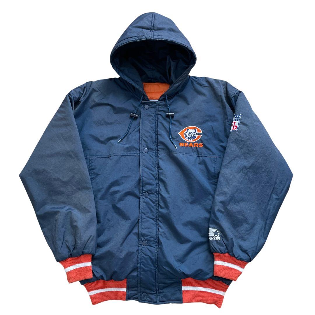美品 雰囲気抜群 90s スターター NFLシカゴベアーズ ナイロンジャケット