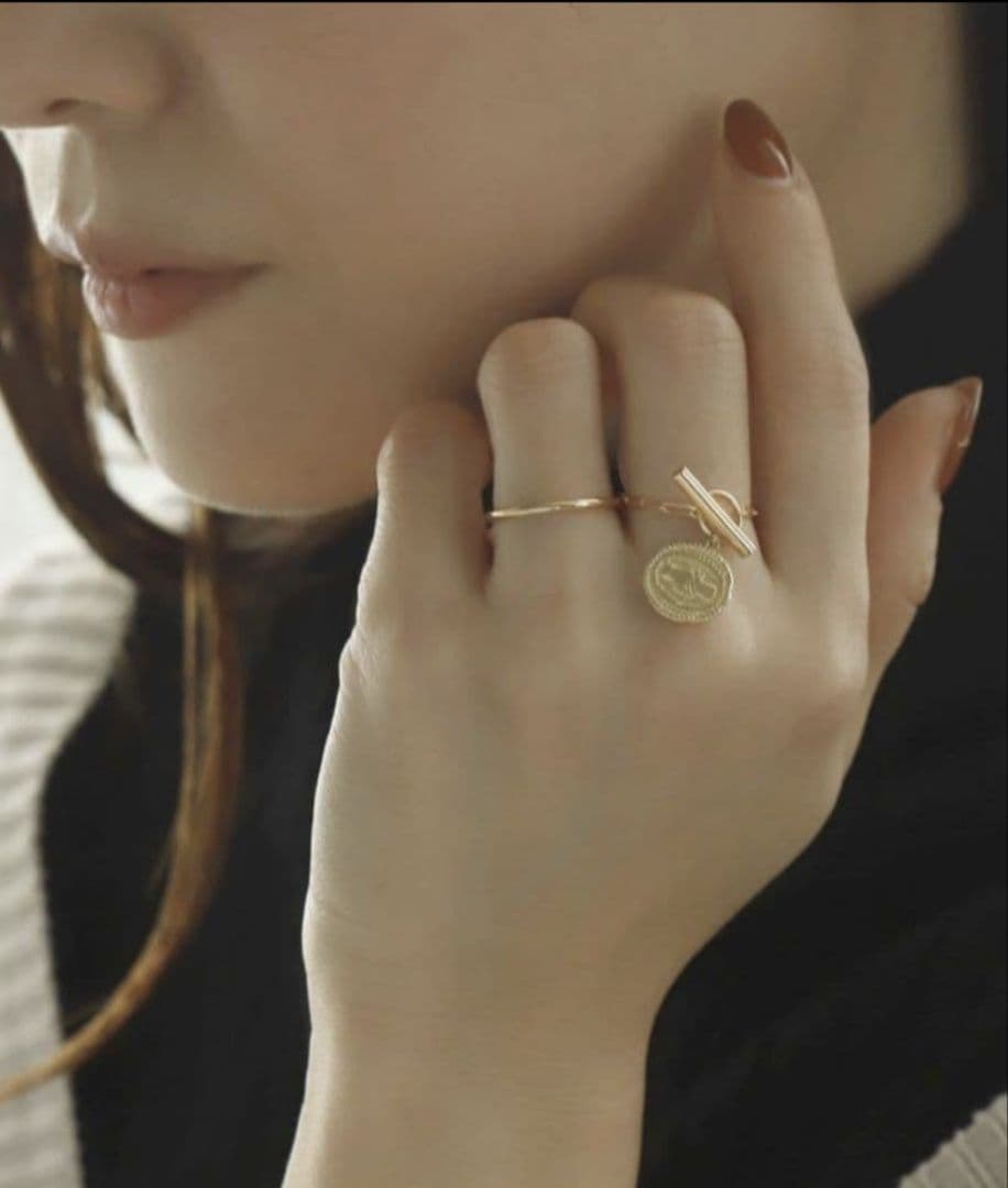 シエナロゼ　チェーンリング　メダイ　Lサイズ