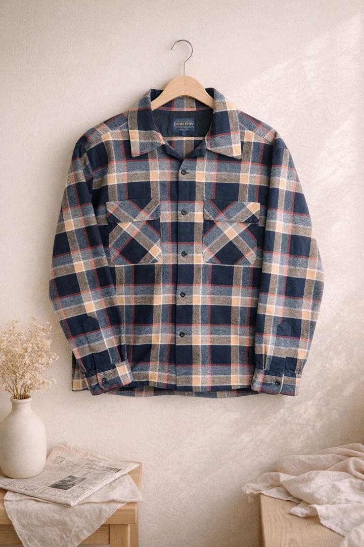 Pendleton チェック柄ネルシャツ ボードシャツL