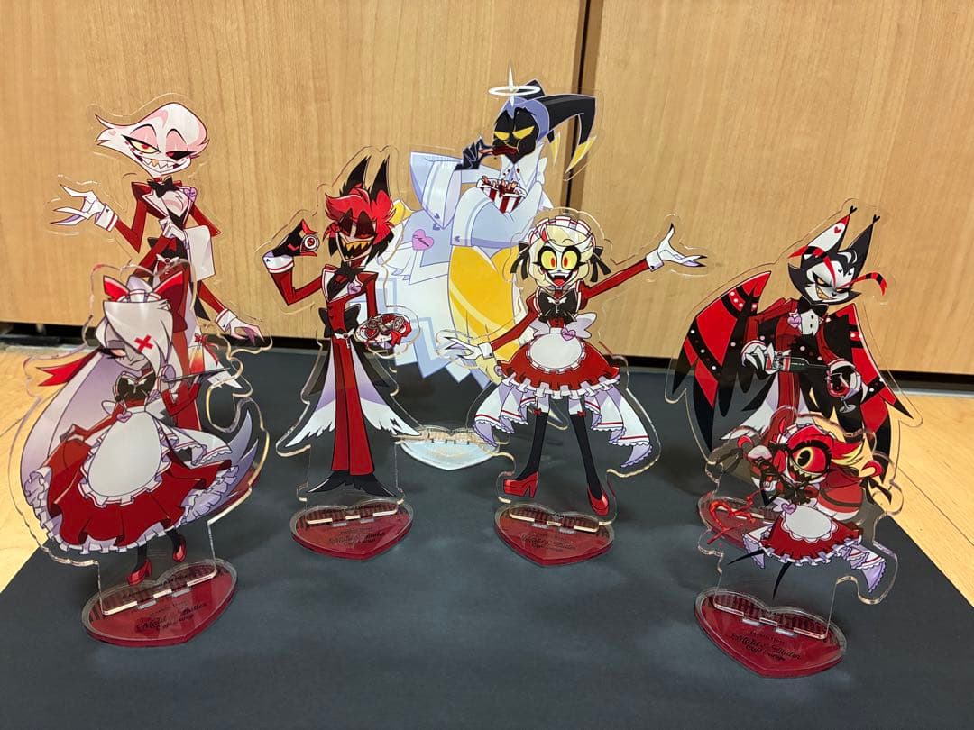 【美品】ハズビンホテル×アニメイトカフェ　アクスタ　7個セット