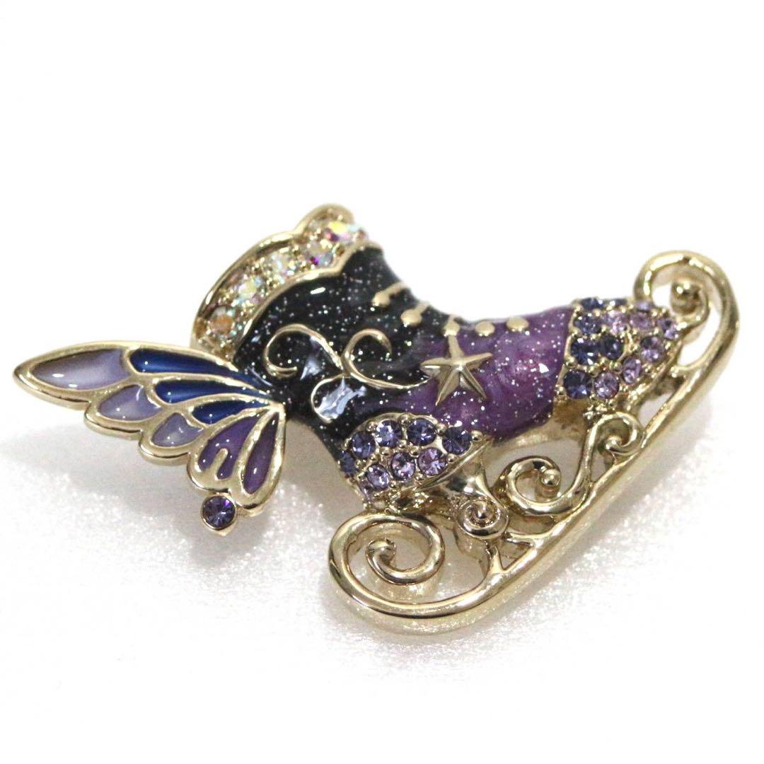 アナスイ スケート靴 ブローチ 新品未使用 2個セット - メルカリ