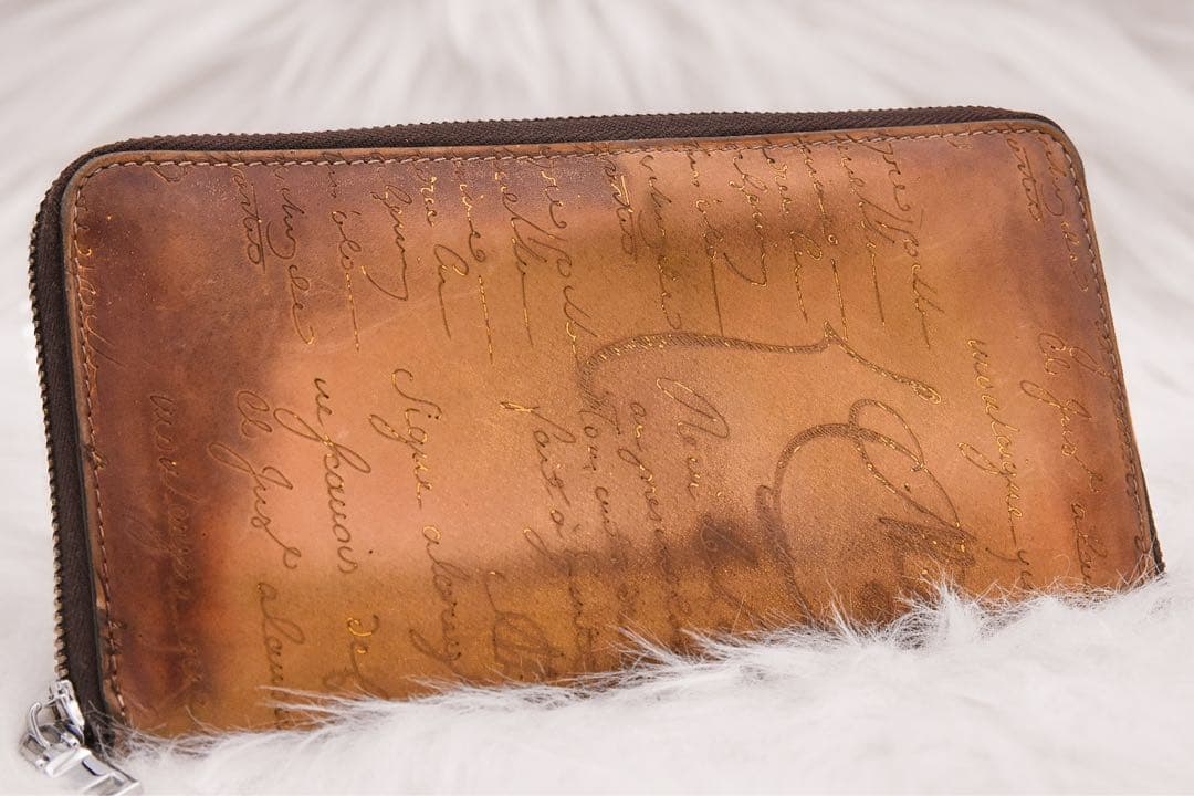 ベルルッティ カリグラフィー ラウンドファスナー長財布 Berluti イタウバ