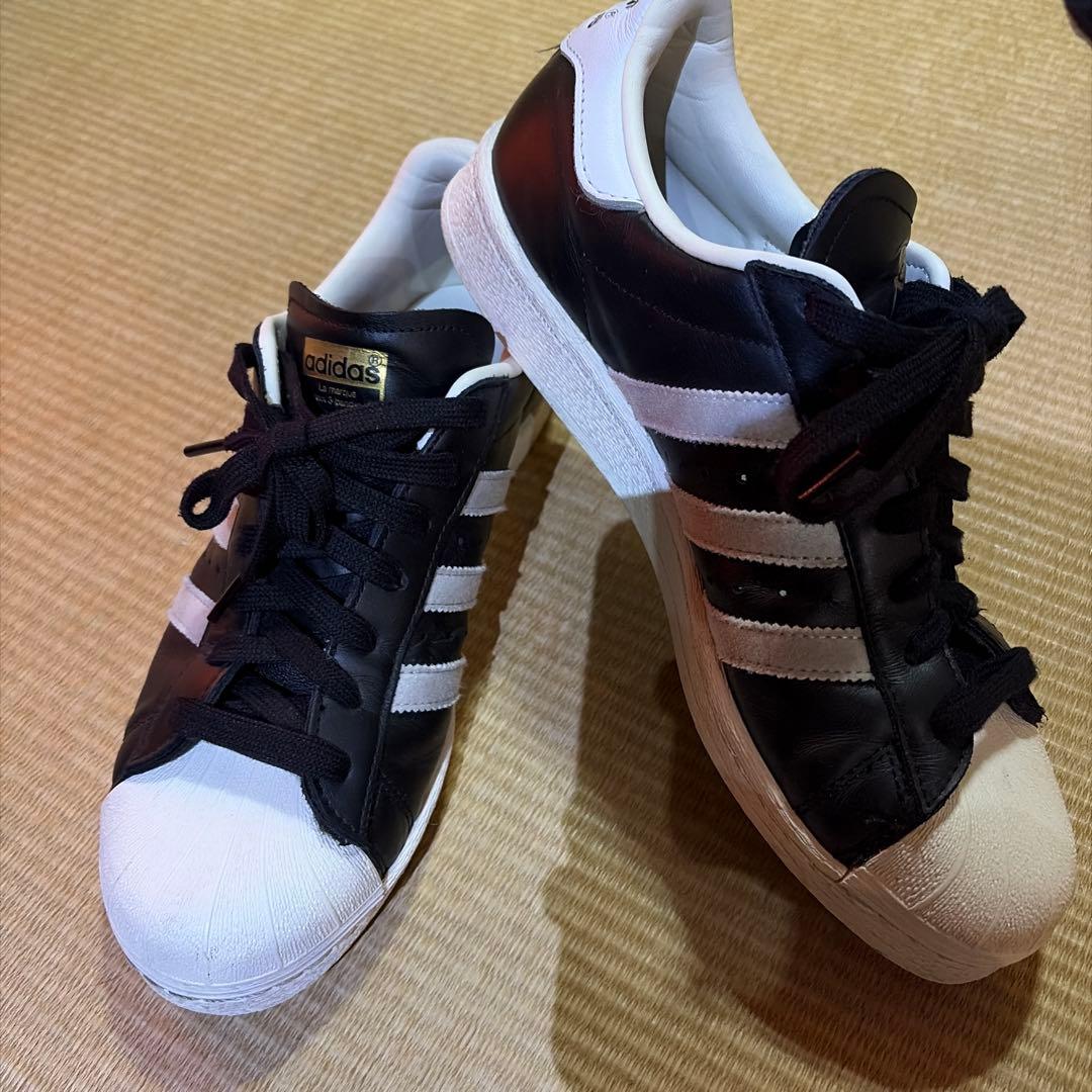 靴 adidas superstar 82 FI CORE BLACK 26.5cm