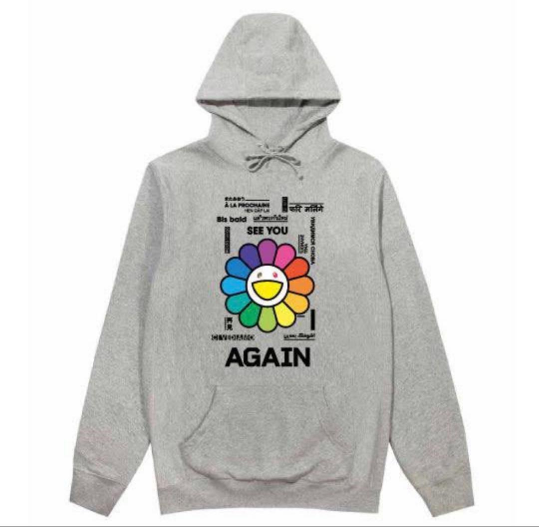 Lサイズ ゆず 村上隆 AGAIN スウェット パーカー