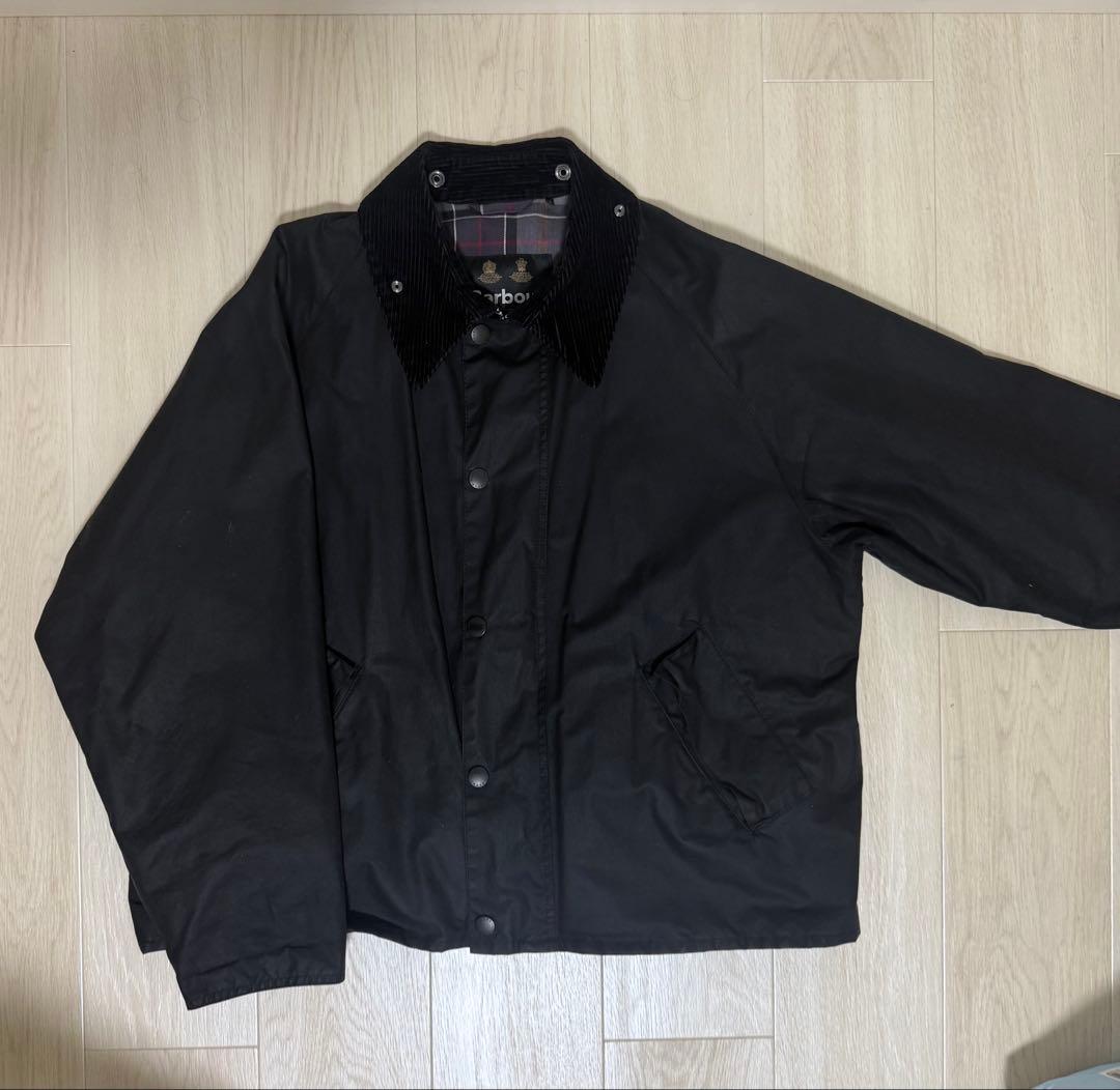 Barbour トランスポート ブラック38　オイルドジャケット