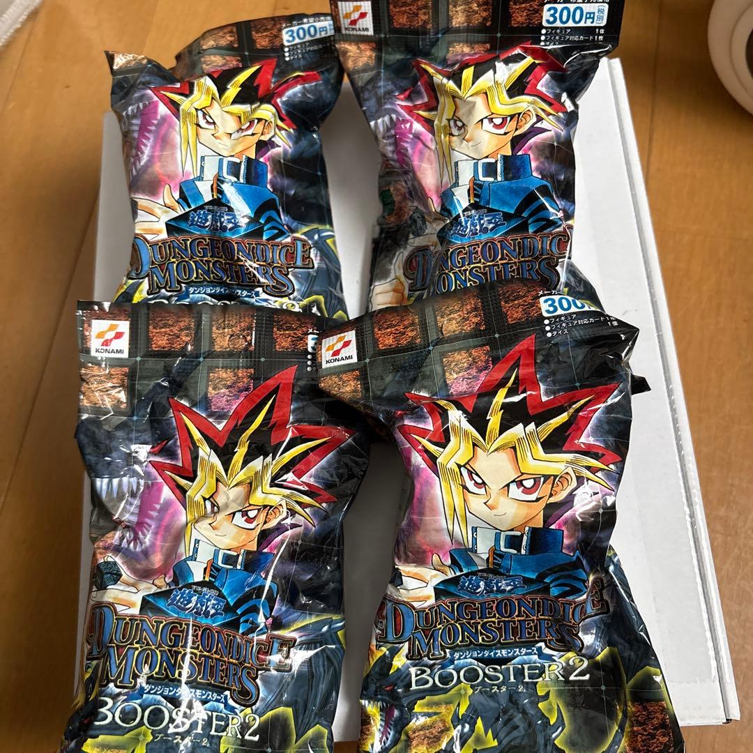遊戯王　ダンジョンダイスモンスターズ　ブースター2 4個セット 遊戯王】「ダンジョンダイスモンスターズ/ブースターパックvol.2」を箱