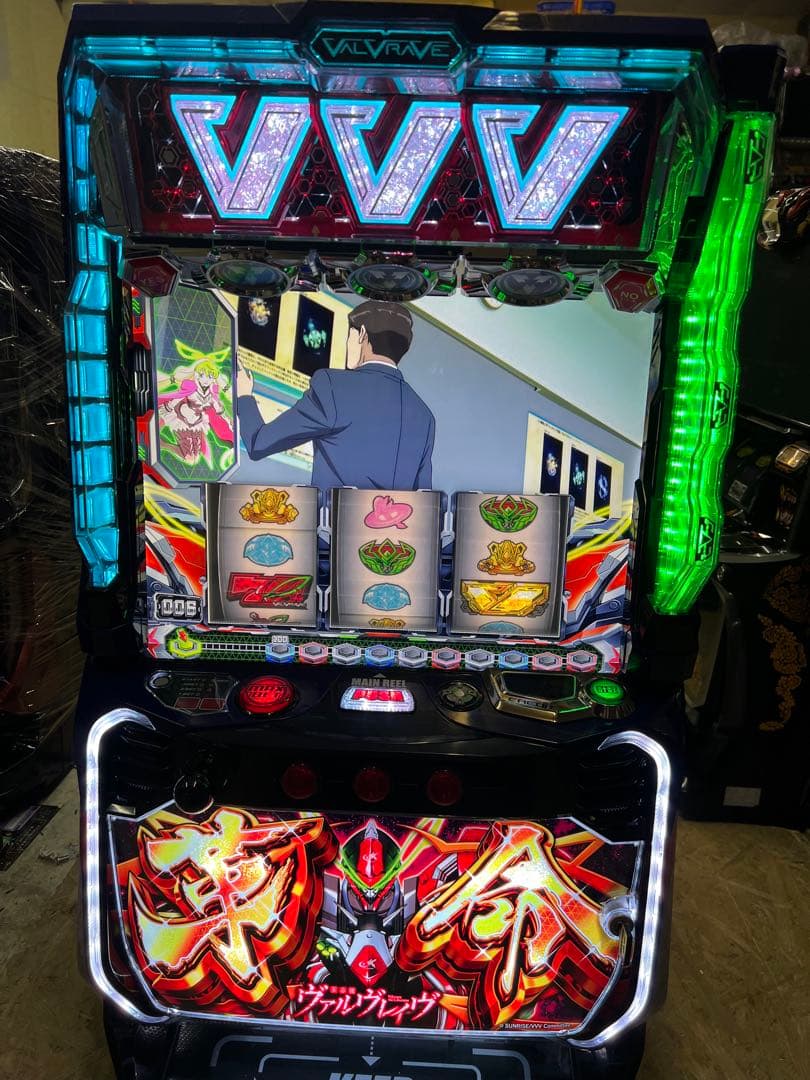 パチスロ実機　革命パネルヴァルヴレイブ　データ対応　バイブスイッチ付き SANKYO パチスロ 革命機ヴァルヴレイヴ【パネル指定不可】【中古