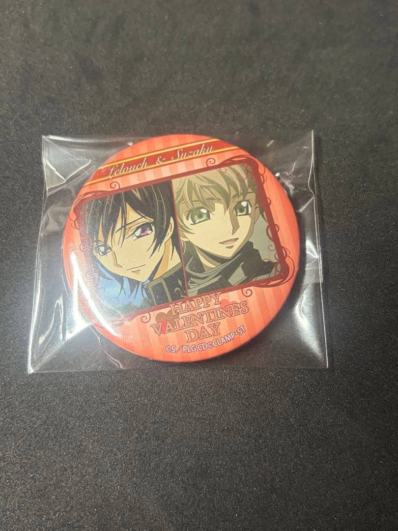 コードギアス ルルーシュ スザク バレンタイン 缶バッジ 激レア