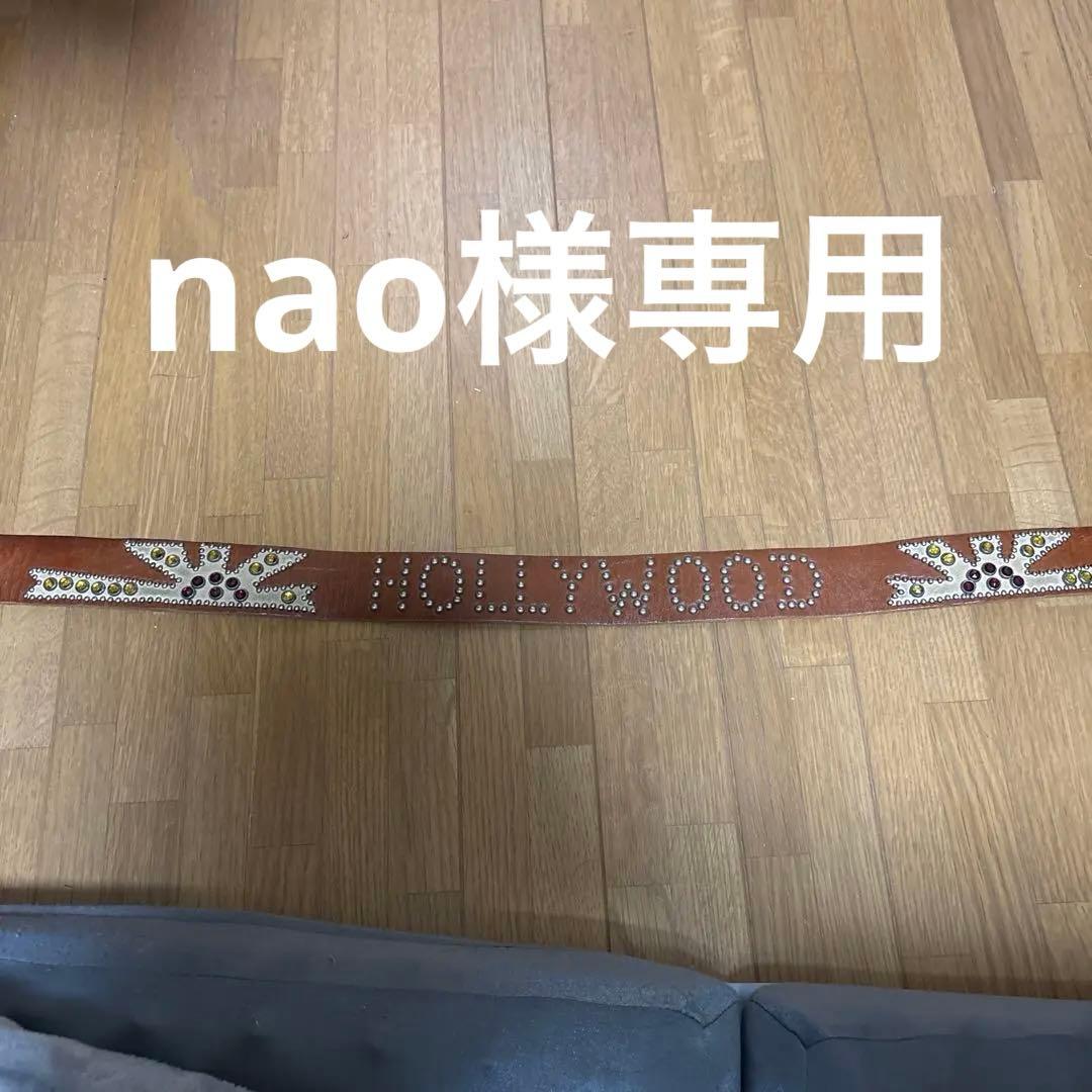 美品　HTC×ハリウッドランチマーケット　スタッズベルト HTC /ウエスタンラウンド スタッズ60ベルト | HOLLYWOOD TRADING