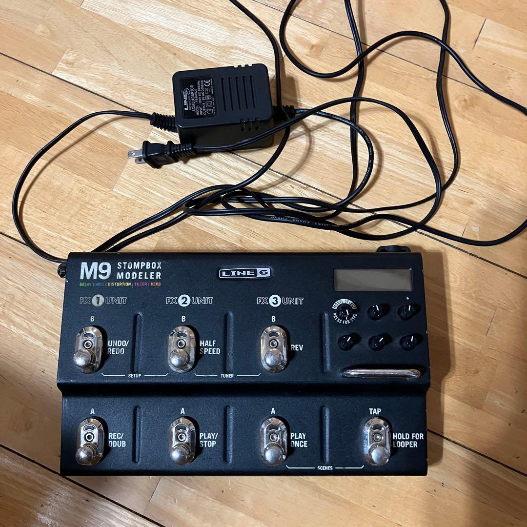 LINE6 M9 Stompbox Modeler アダプター付 LINE6/M9 Stompbox Modelerの使い方やレビュー！アダプターの代用は
