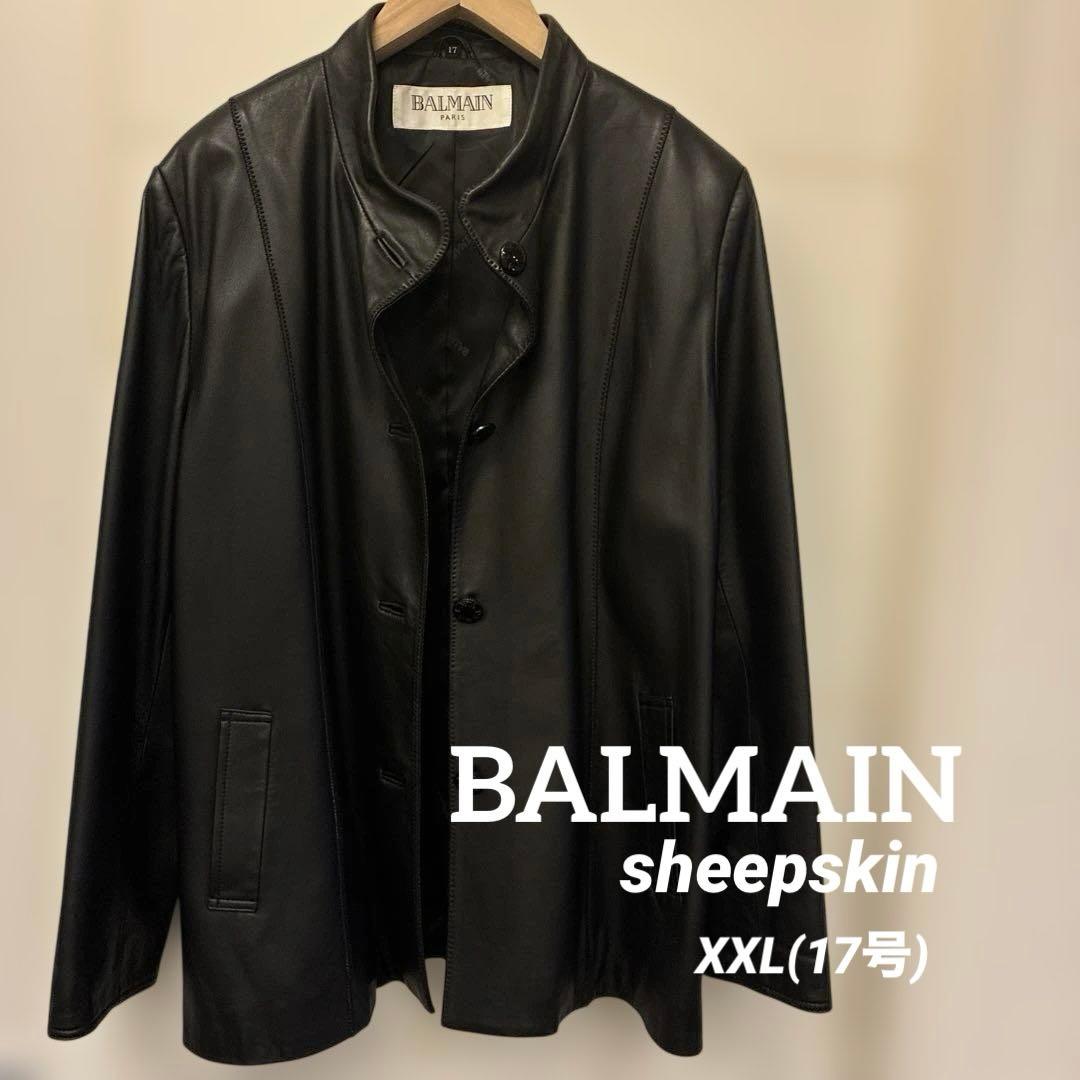 hope BALMAN レザージャケット ブルゾン ラムレザー 17号