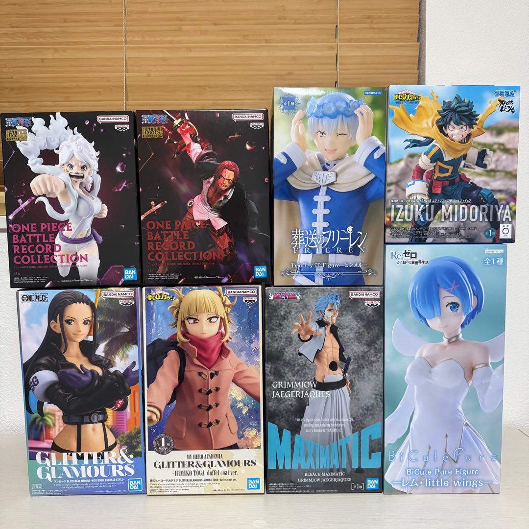 ジャンプ系・美少女系 プライズフィギュア 8体まとめ売り ワンピース ヒロアカ