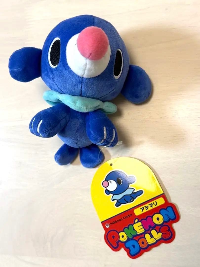 ポケモンドールズ　アシマリ　マスコット　ぬいぐるみ ポケモンセンター アシマリ もっちりマスコット ポケモンドールズ