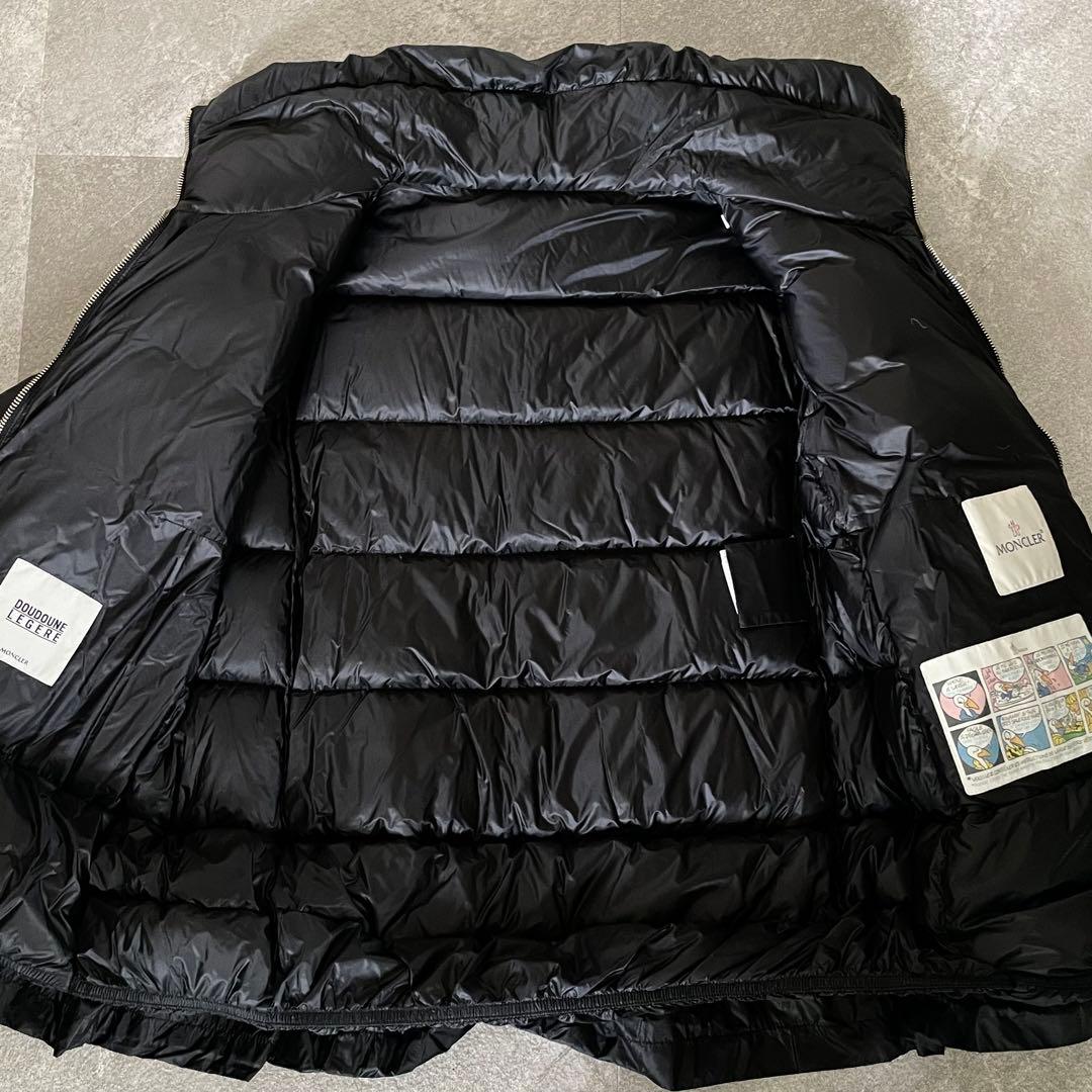 モンクレール ANET ゴールドジップ ダウンジャケット レディース黒 1