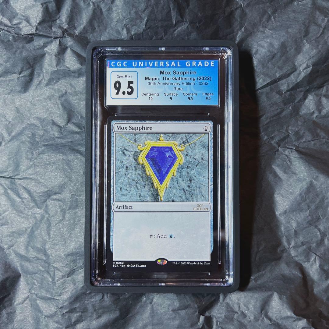 モックスサファイア cgc 9.5 mox sapphire 30th