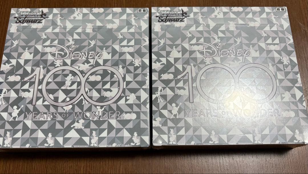 ヴァイスシュヴァルツ disney100 2BOX 未開封 シュリンク付き