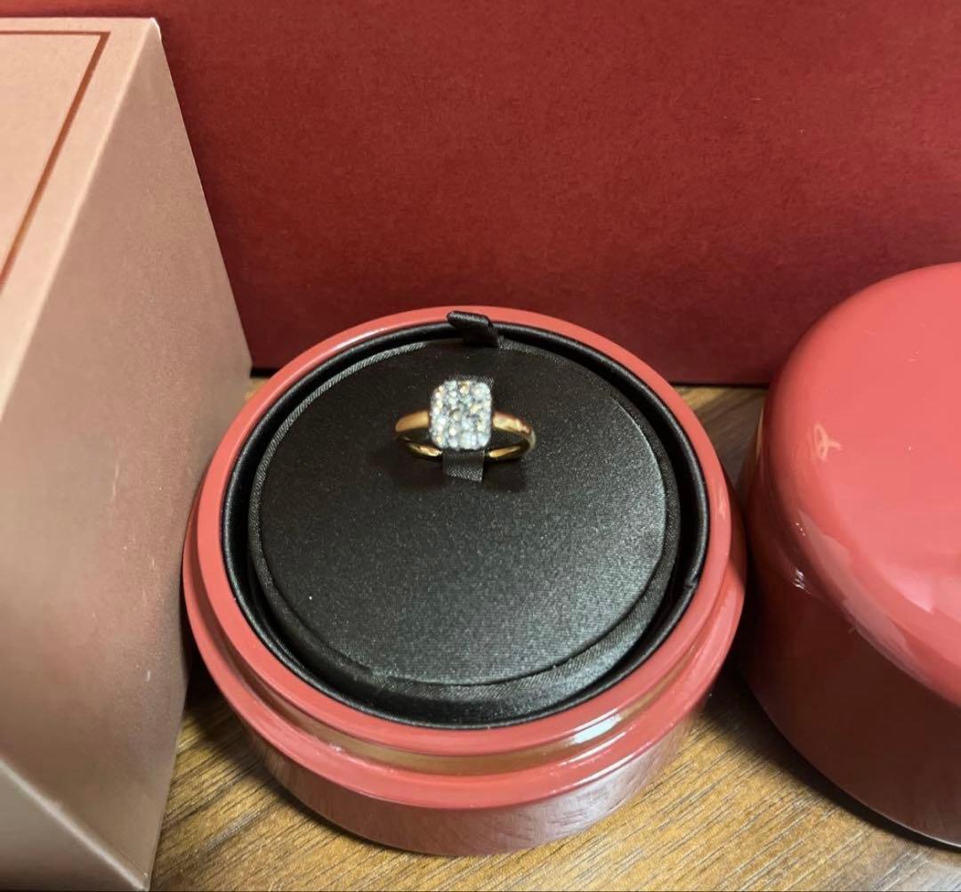 ポメラート　サッビアリング　#51 ブラウンダイヤ