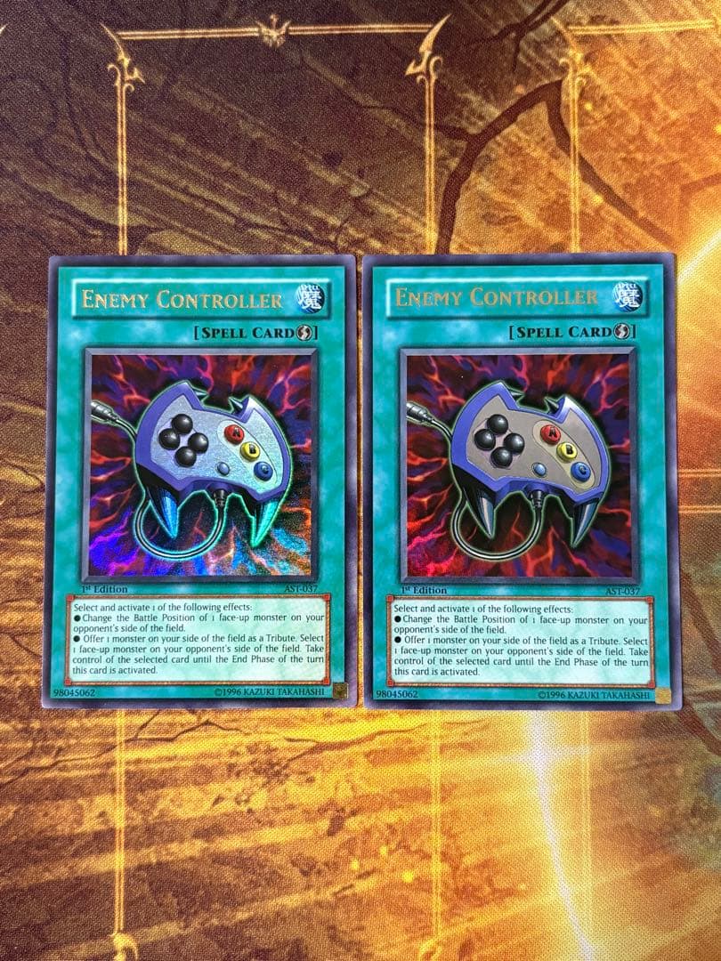 遊戯王 エネミーコントローラー 英語版 ウルトラ 1st AST 2枚 遊戯王 エネミーコントローラー 英語版 ウルトラ 1st AST 2枚 遊戯王