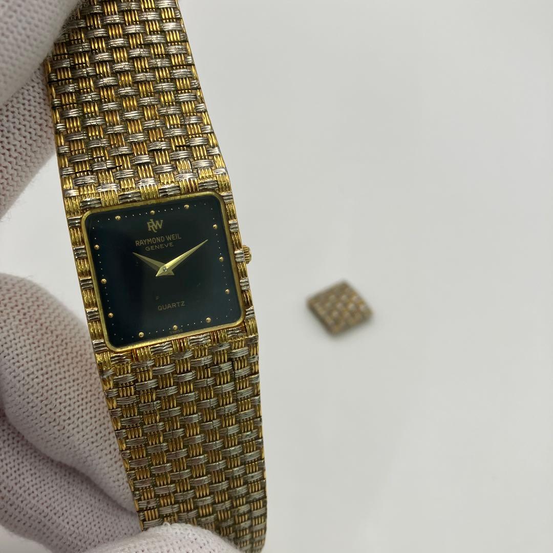 RAYMONDWEIL18KGOLDELECTROPLATED 腕時計【不動】Y