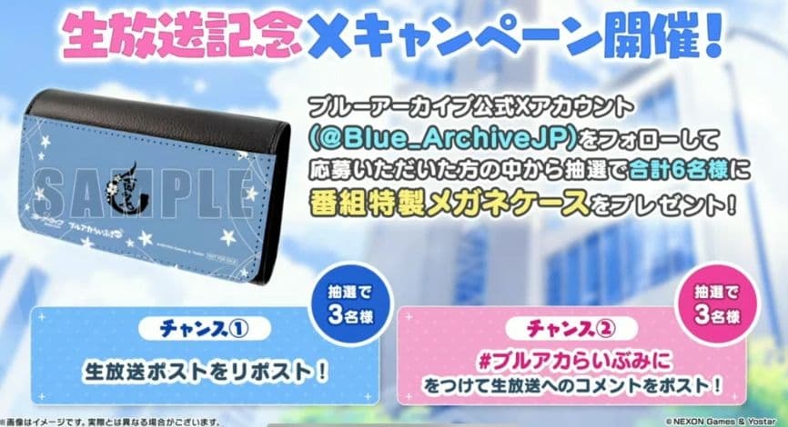 H*S様 ★6名懸賞 当選品★ブルーアーカイブ ブルアカらいぶ みに メガネケー