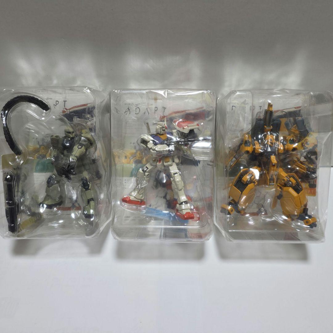 ガンダム　フィギュア　ADAPT ザクⅠ　メタス　ガンダム　3種