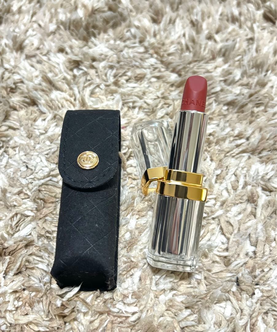 《新品・未使用品》CHANELリップスティック　ルージュクロワジェール ケース付