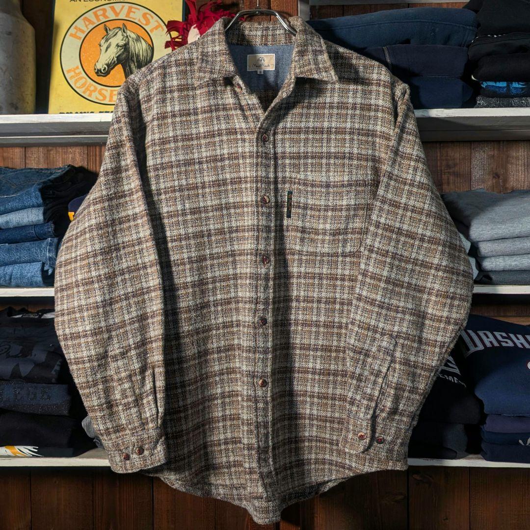 90s　常田大輝　ビックシルエット　ヘビーネルシャツ　チェック柄　ブラウン 2026年最新】常田大輝の人気アイテム - メルカリ