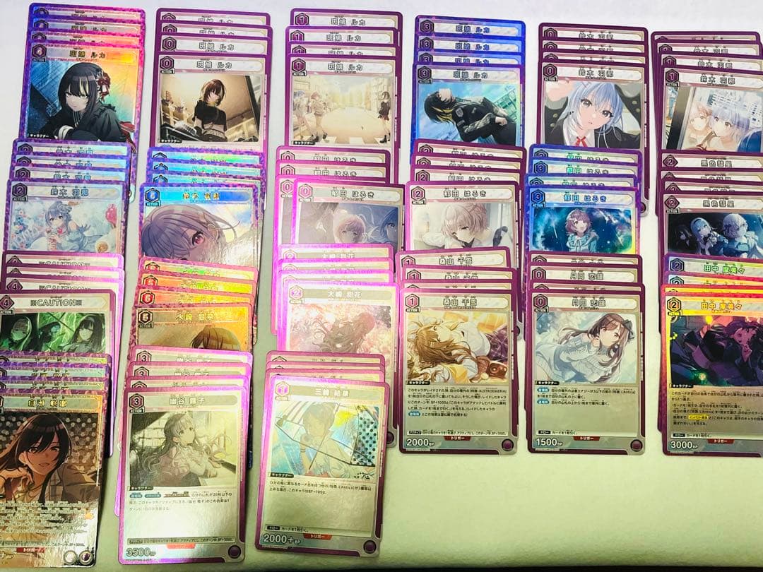 紫PcSR以下4コン シャニマス ユニオンアリーナ コメティック アンティーカ