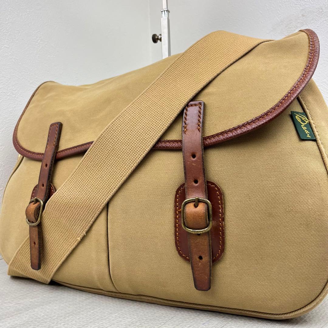 BRADY DART FISHING ショルダーバッグ キャメル キャンバス