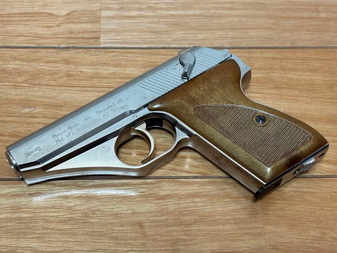 マルシン モーゼル MAUSER HSc シルバー サイレンサー ASGK刻印有