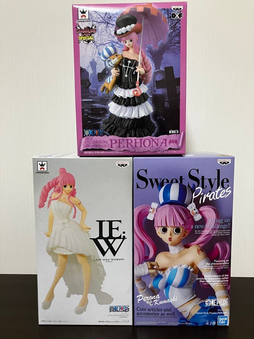 ワンピース ペローナ 美少女フィギュア セット 3点
