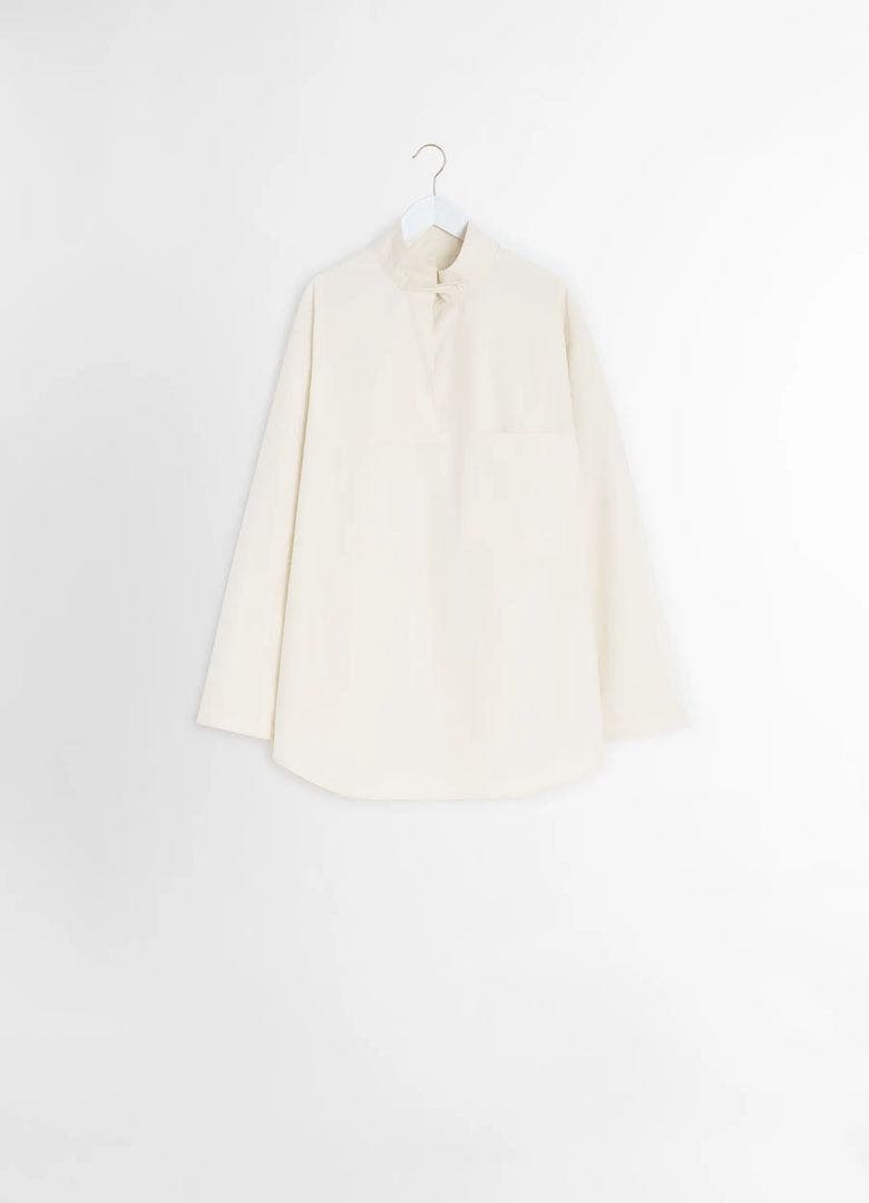 LEMAIRE 25SS VAREUSE TOP CREAM サイズS Lemaire Beige Vareuse Shirt Lemaire