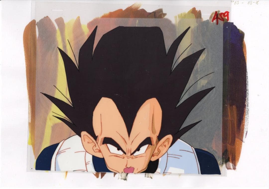 ドラゴンボール　ベジーター　セル画 ベジータ四世 セル画 – NFT鳴門美術館